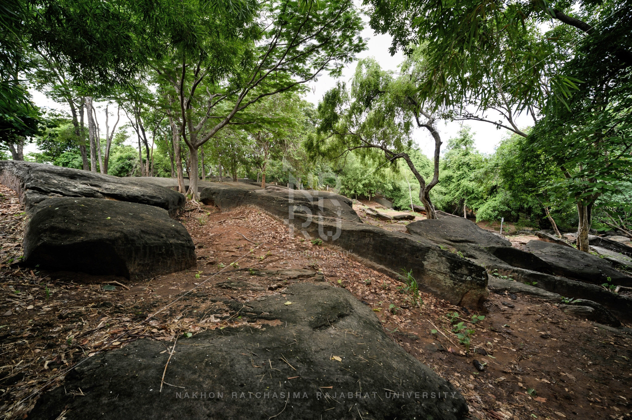 Ban Hin Dat Quarry in Sikhio District